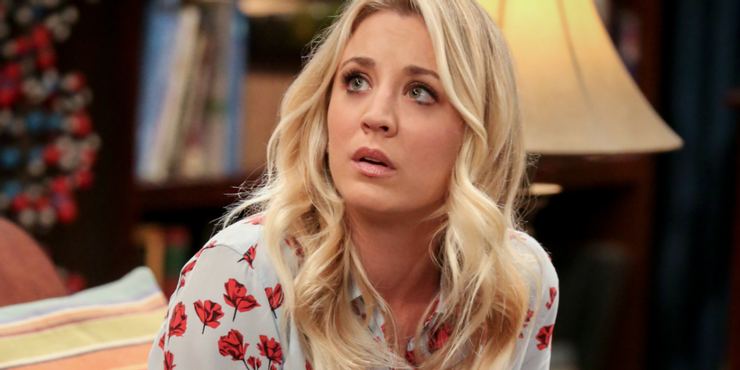 Kaley Cuoco being worried