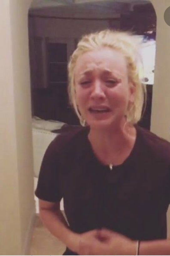 Kaley Cuoco in tears after she lost her close family member.