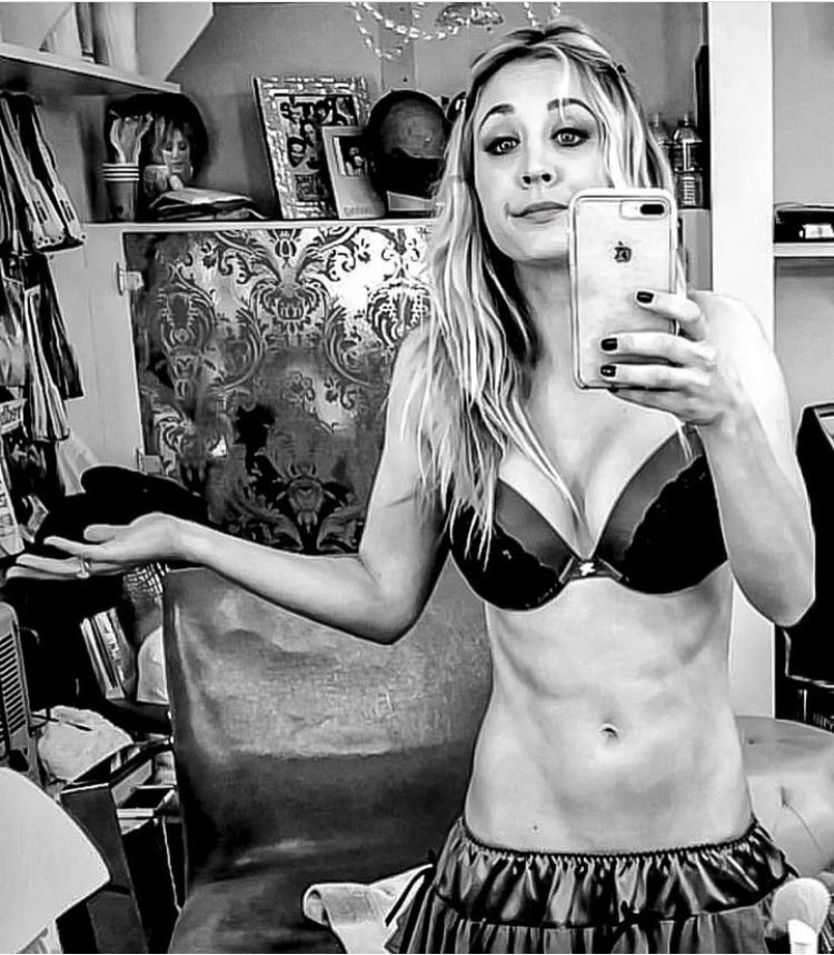 5 Glimpses from Kaley Cuoco’s Workout
