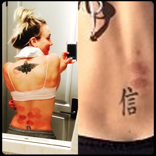 Kaley Cuoco Tattoo Photos & Their Meanings